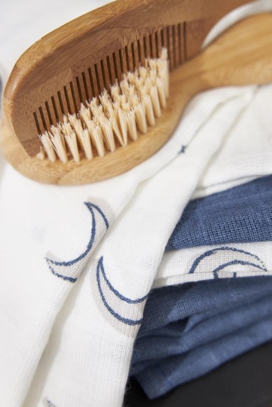 Swaddle 2-pack Hydrofiel Moon - Indigo - 120x120cm