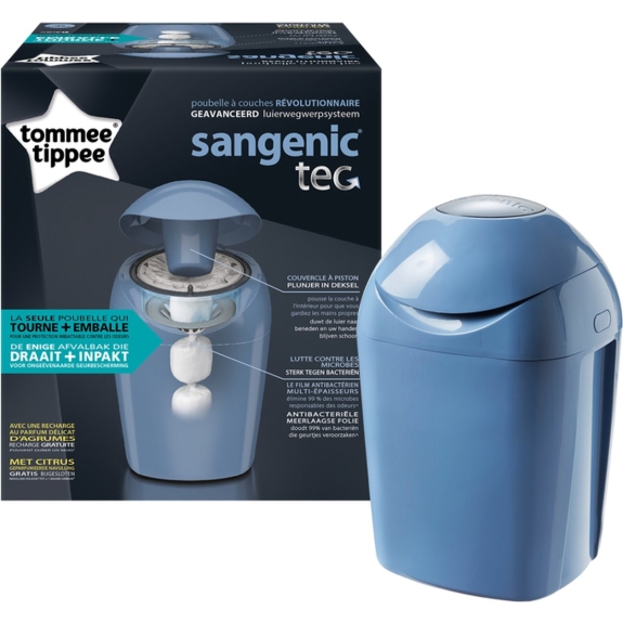 Tommee Tippee Sangenic Tec luieremmer blauw