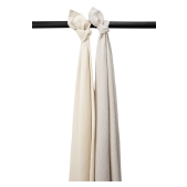 Swaddle 2-Pack Hydrofiel Uni - Soft Sand/Greige - 120x12