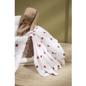 Swaddle 2-Pack Hydrofiel Sweet Heart - Rood - 120x120cm