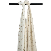Meyco Swaddle Hydrofiel Ginkgo - Comfort en Geborgenheid