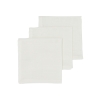 Meyco - Monddoekjes 3-Pack Hydrofiel Uni - Offwhite