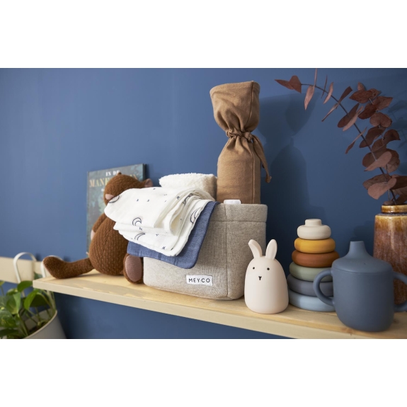 Meyco - Monddoekjes 3-Pack Hydrofiel Moon - Indigo