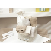 Monddoekjes 3-Pack Hydrofiel Uni - Soft Sand/Greige/Taup