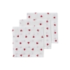 Meyco - Monddoekjes Hydrofiel Sweet Heart Rood 30x30cm