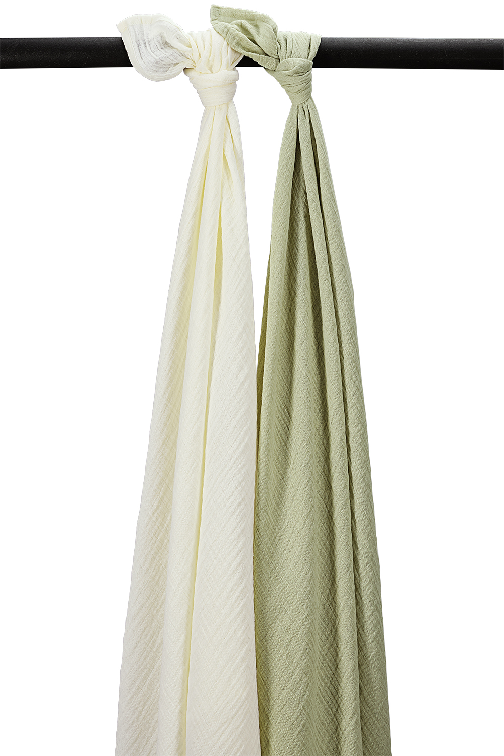 Swaddle 2-Pack Pre-Washed Hydrofiel Uni - Natuurlijk/Zac