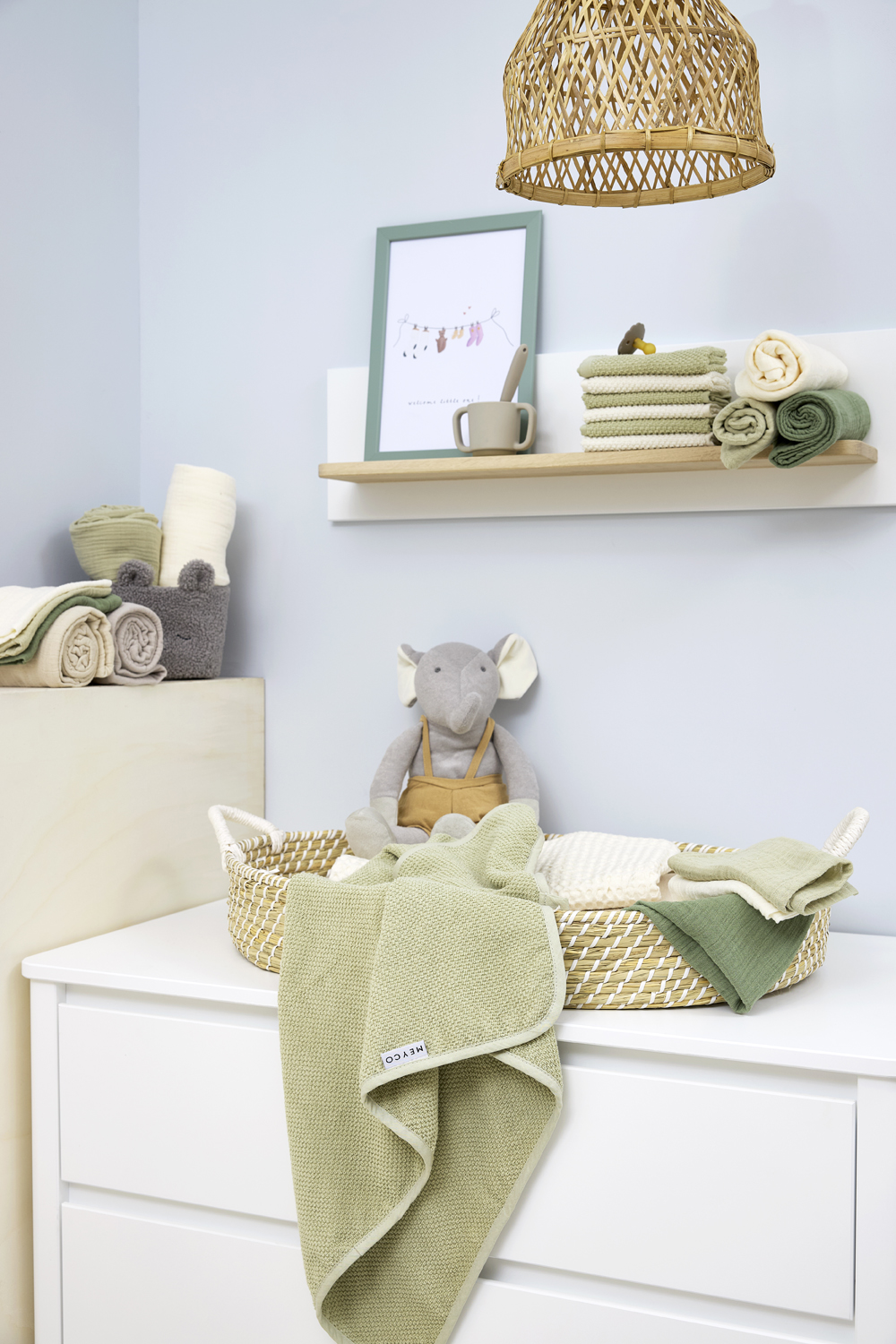 Swaddle 2-Pack Pre-Washed Hydrofiel Uni - Natuurlijk/Zac - afbeelding 2