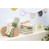 Monddoekjes 3-Pack Pre-Washed Hydrofiel Uni - Naturel/Ol