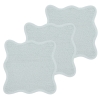 Meyco - Monddoekjes 3-Pack Badstof Wavy - Grey Blue