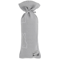 Meyco - Kruikenzak Konijn - zilver