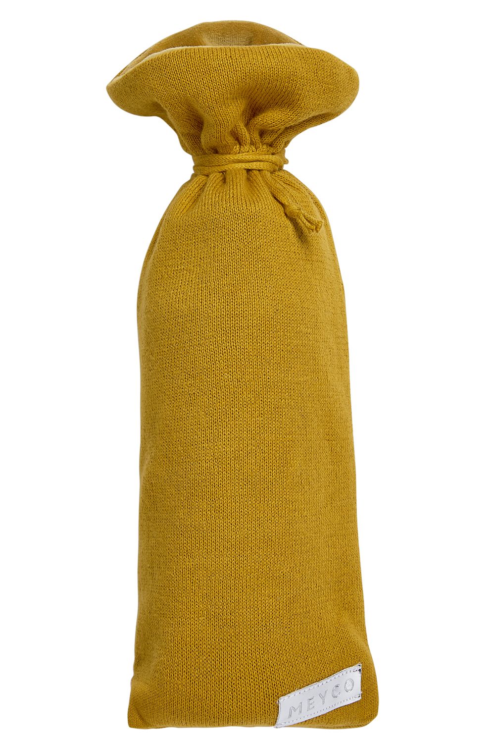 Kruikenzak Knit Basic - Okergeel
