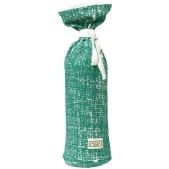 Meyco Kruikenzak Fine Lines - Warmte en Stijl in Smaragd