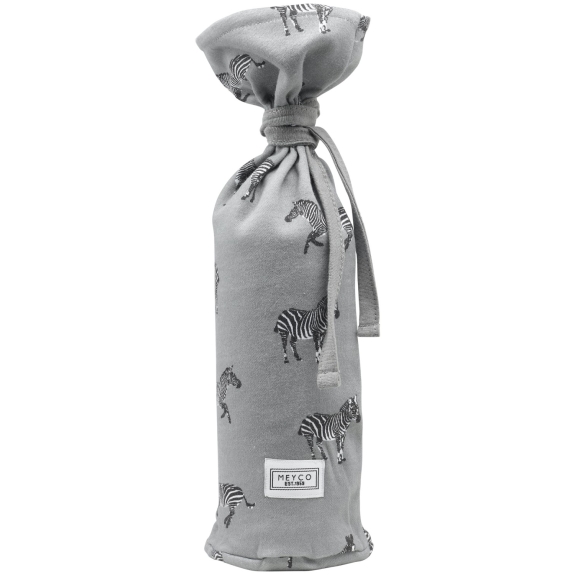 Meyco - Zebra Animal Kruikenzak - Grijs