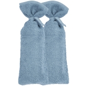 Meyco - Kruikenzak Badstof Uni - Denim 2-Pack