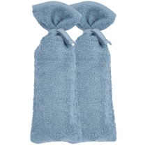 Meyco - Kruikenzak Badstof Uni - Denim 2-Pack