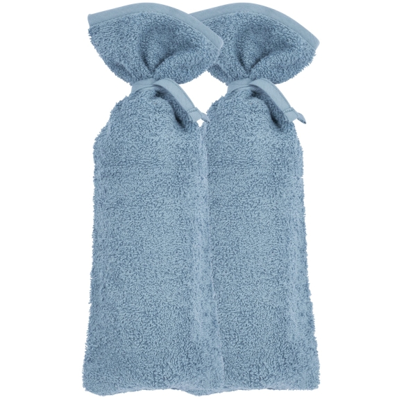 Meyco - Kruikenzak Badstof Uni - Denim 2-Pack