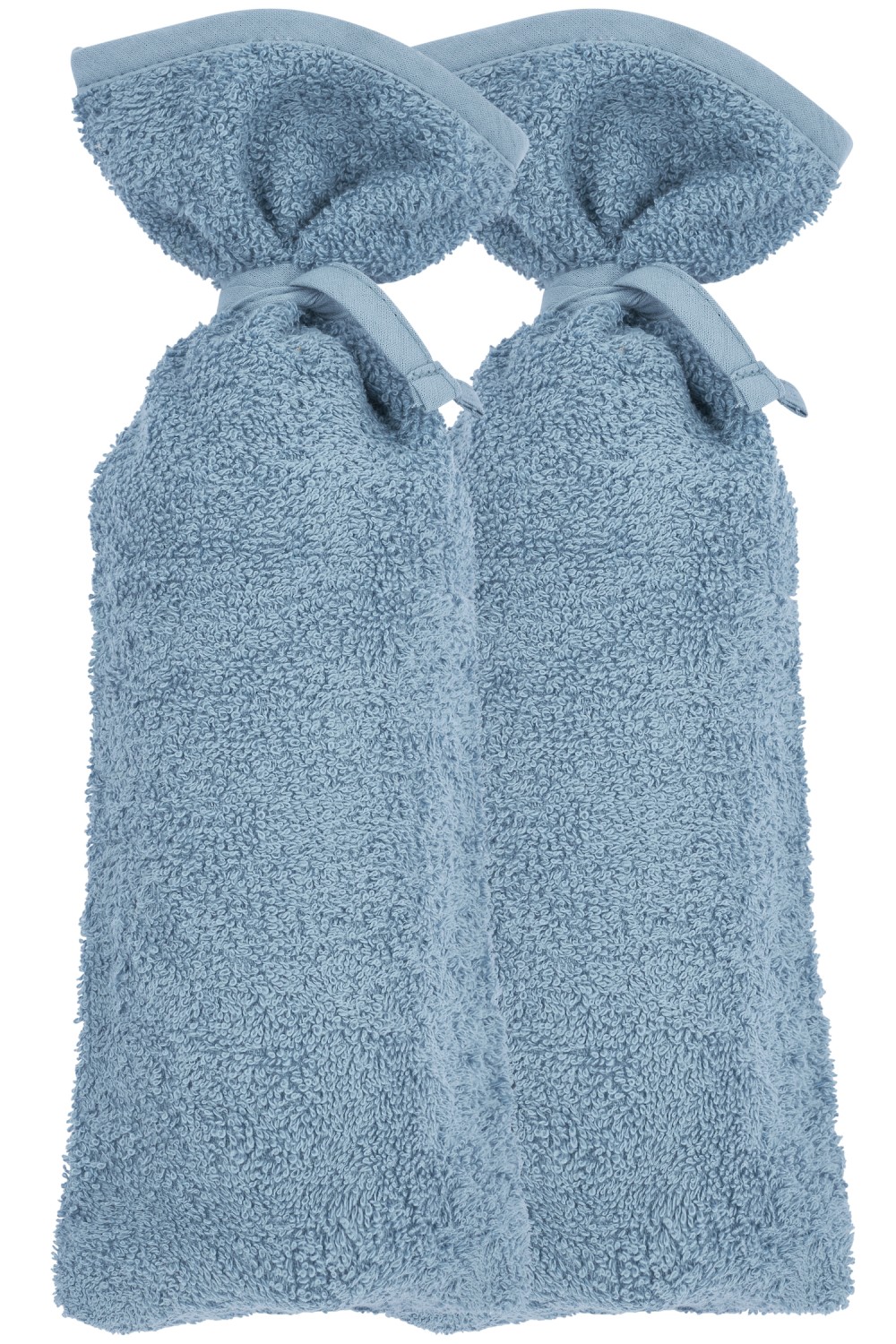 Kruikenzak Badstof Uni - Denim 2-Pack