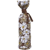 Meyco - Kruikenzak Vintage Flower - Chocolade
