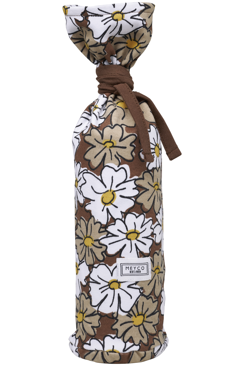 Kruikenzak Vintage Flower - Chocolade