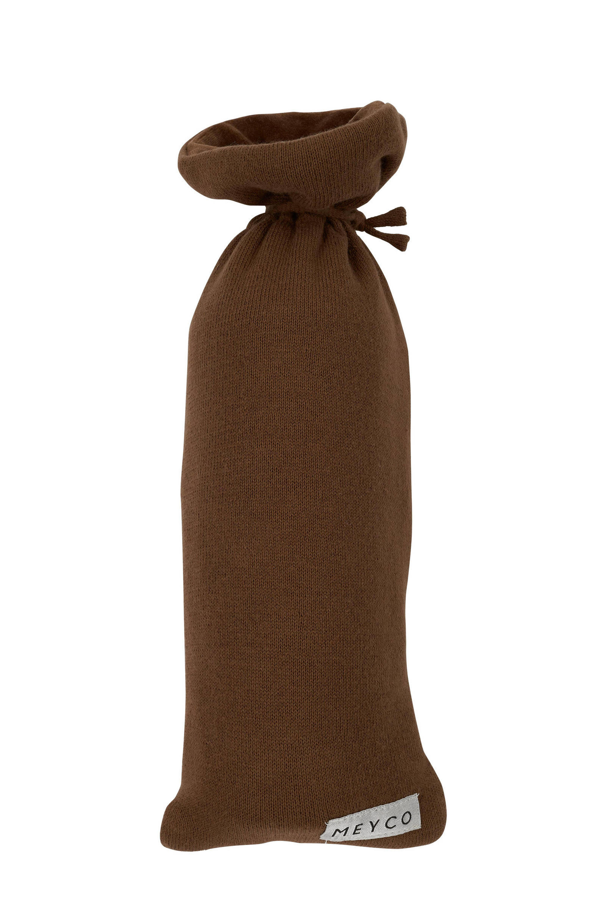 Kruikenzak Gebreid Basic - chocolade