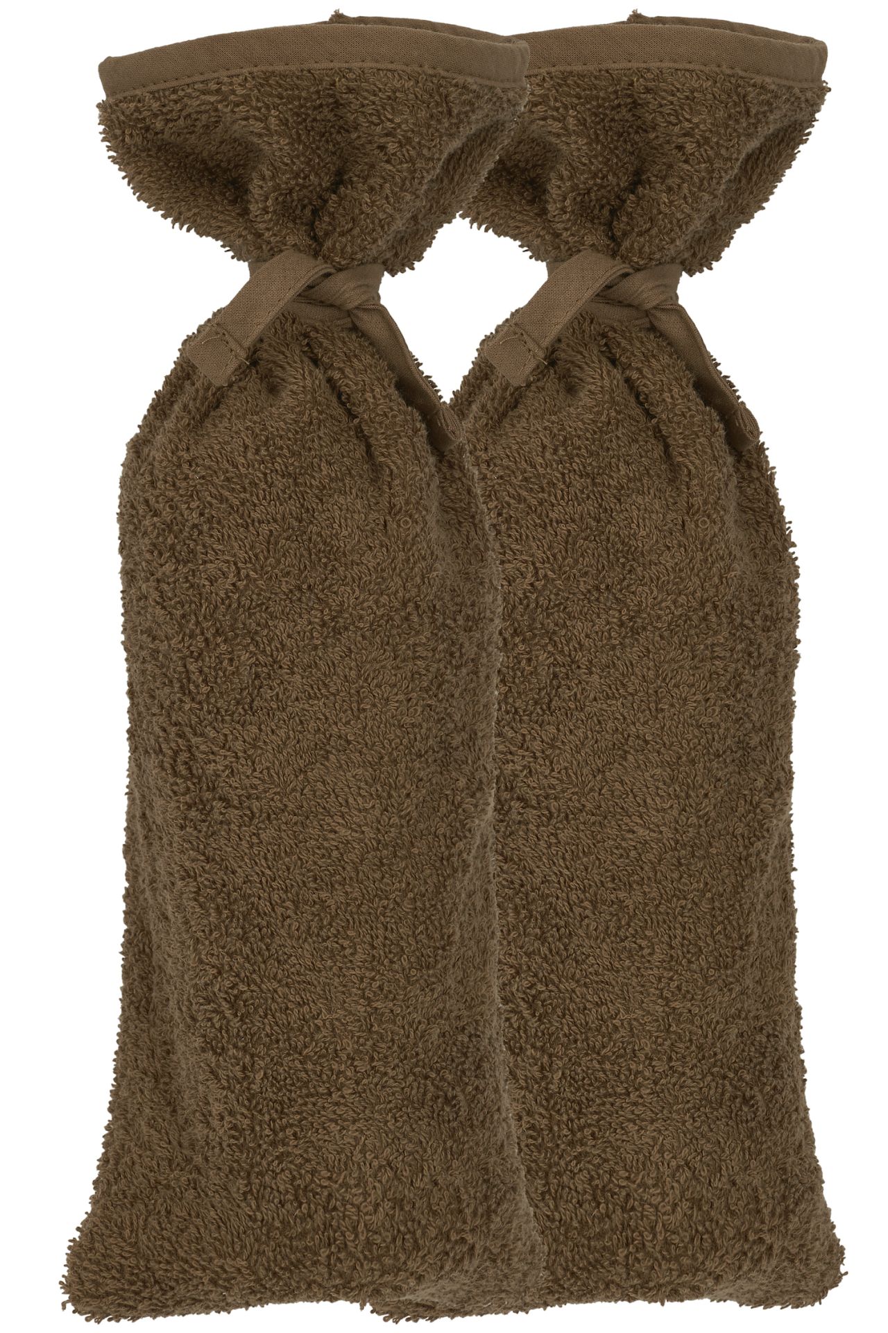 Kruikenzak Badstof 2-Pack - Chocolate