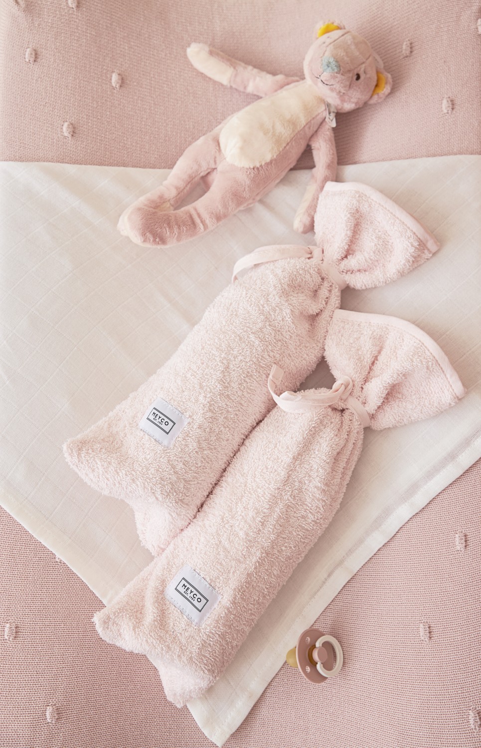 Kruikenzak Badstof Soft Pink 2-Pack - afbeelding 2