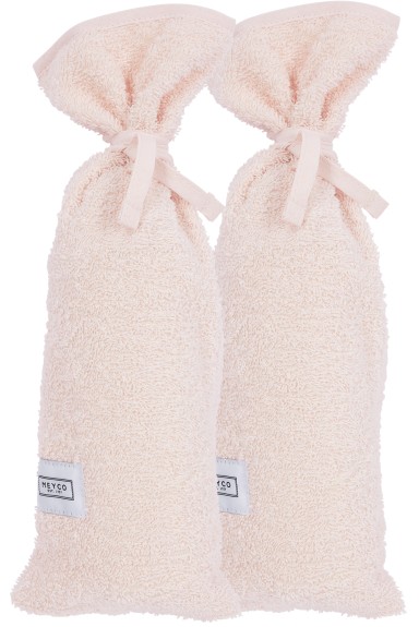 Meyco - Kruikenzak Badstof Soft Pink 2-Pack
