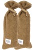 Meyco - Kruikenzak Badstof 2-pack - Toffee