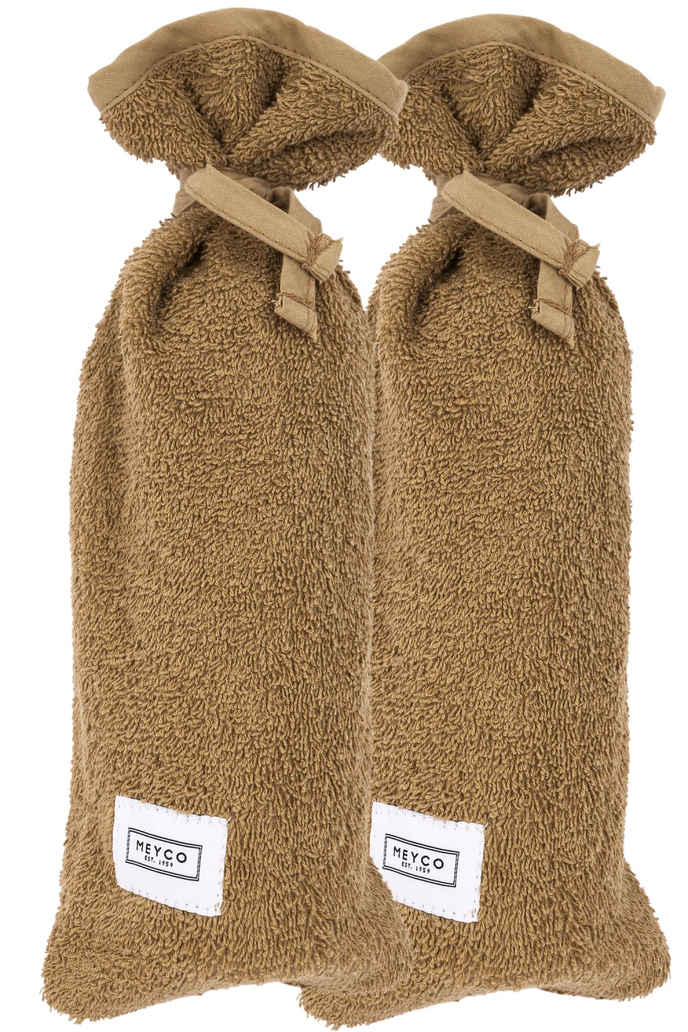 Kruikenzak Badstof 2-pack - Toffee