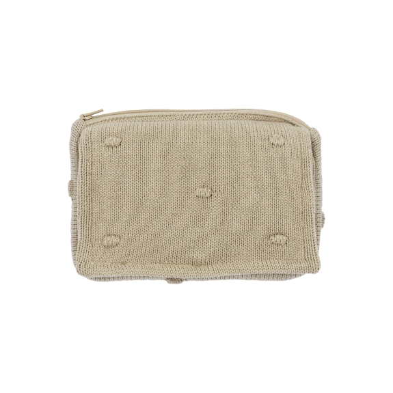 Meyco - Mini Knots Billendoekjesetui - Sand