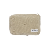 Meyco - Mini Knots Billendoekjesetui - Sand
