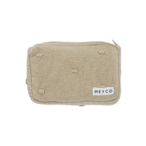 Meyco - Mini Knots Billendoekjesetui - Sand