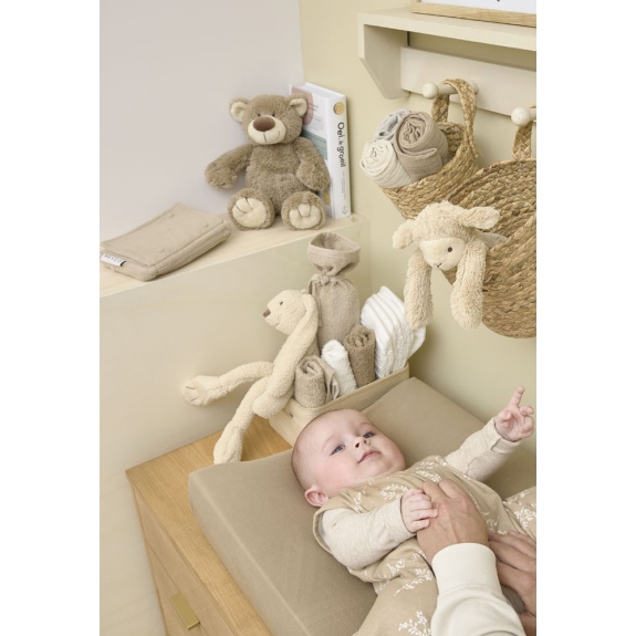 Meyco - Mini Knots Billendoekjesetui - Sand