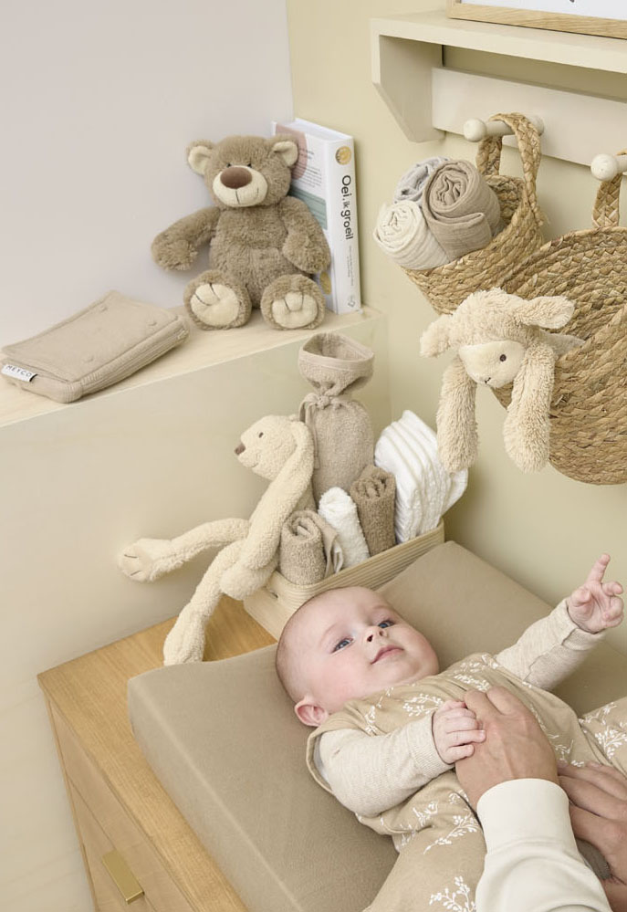 Mini Knots Billendoekjesetui - Sand - afbeelding 6