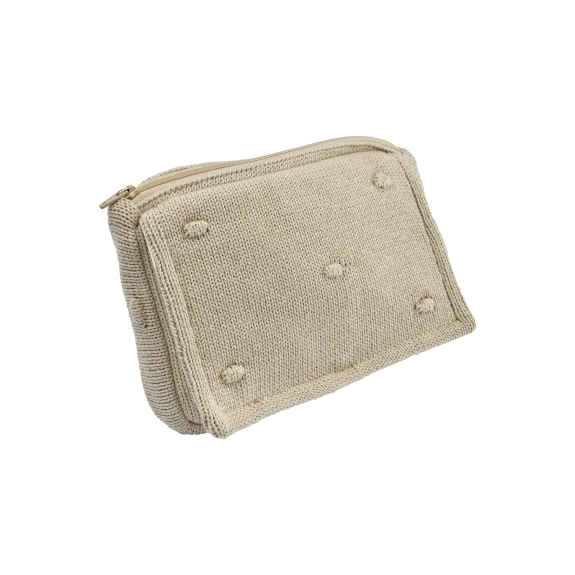 Meyco - Mini Knots Billendoekjesetui - Sand