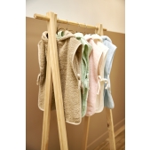 Meyco - Badponcho Badstof Uni - Offwhite - 1-3 Jaar