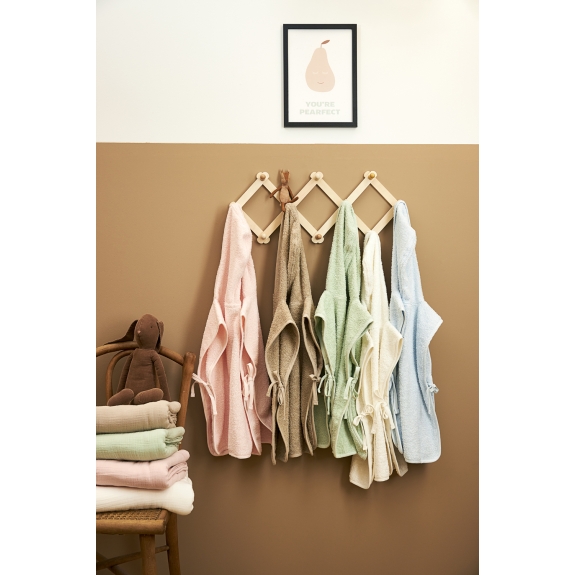 Meyco - Badponcho Badstof Uni - Offwhite - 1-3 Jaar