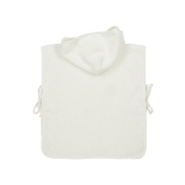 Meyco - Badponcho Badstof Uni - Offwhite - 1-3 Jaar
