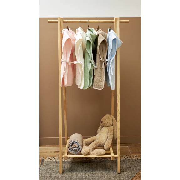 Meyco - Badponcho Badstof Uni Soft Green 1-3 Jaar