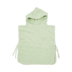 Badponcho Badstof Uni Soft Green 1-3 Jaar