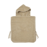 Badponcho Badstof Uni - Sand - 1-3 Jaar