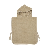 Meyco - Badponcho Badstof Uni - Sand - 1-3 Jaar