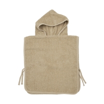 Meyco - Badponcho Badstof Uni - Sand - 1-3 Jaar