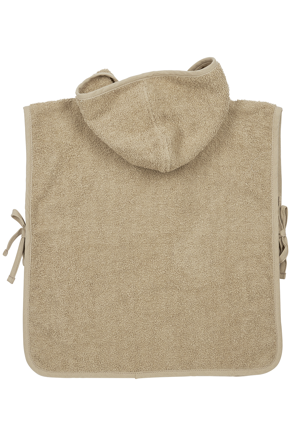 Badponcho Badstof Uni - Sand - 1-3 Jaar - afbeelding 3