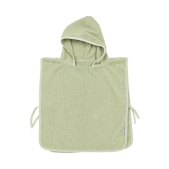 Meyco - Badponcho Popcorn - Soft Olive - 1-3 Jaar
