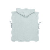 Meyco - Badponcho Badstof Wavy - Grijs Blauw - 1-3 Jaar