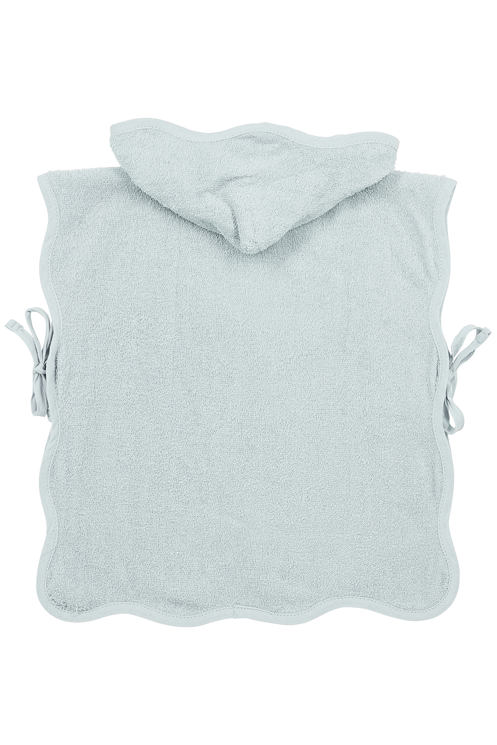 Badponcho Badstof Wavy - Grijs Blauw - 1-3 Jaar - afbeelding 3