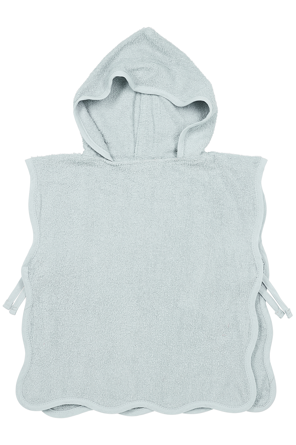 Badponcho Badstof Wavy - Grijs Blauw - 1-3 Jaar