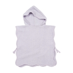 Badstof Wavy Poncho - Soft Lavender - 1-3 Jaar
