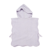 Meyco - Badstof Wavy Poncho - Soft Lavender - 1-3 Jaar